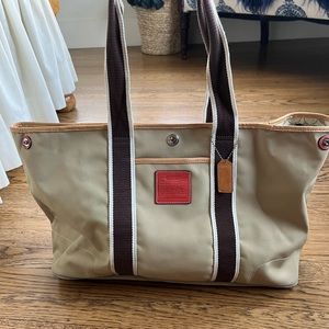 Vintage Coach Tote Bag